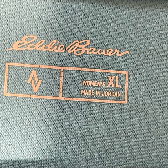 XL Eddie Bauer turquoise sleeveless tank with empire waist - Picture 2 of 4